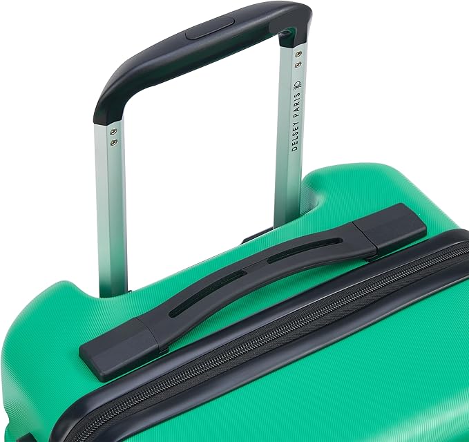 United Colors of Benetton Now! Hardside Luggage with Spinner Wheels, Green, Carry-On 19 Inch