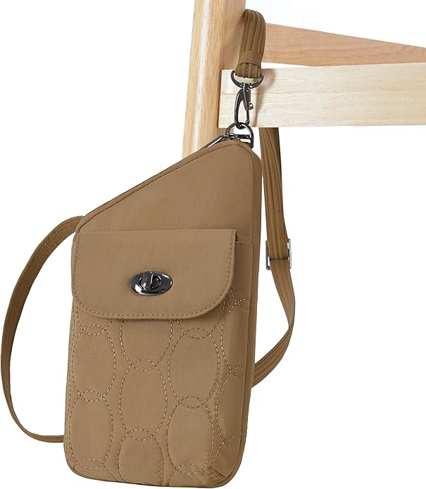 Travelon Anti-Theft Runways Slim Assymetric Crossbody