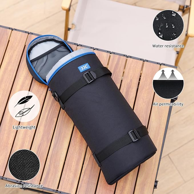 Extra Large Thick Camera Lens Case Bag for Canon RF 200-800mm F6.3-9 IS for Nikon 180-600mm/600mm F6.3 for Sony FE 200-600mm Zoom 400-800mm F6.3-8 G &Teleconverte,Fits Lenses Below 5.5x14.6"(D x L)