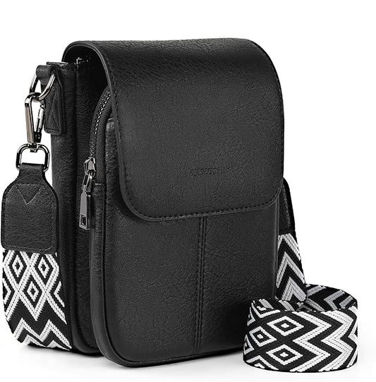 TANTOMI Small Crossbody Bags for Women, Small Purses with Card Slots Phone Purse Wide Adjustable Strap
