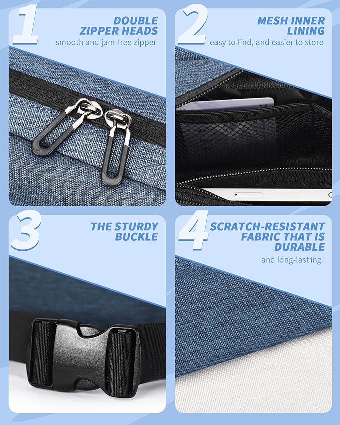 Fanny Pack For Women,Crossbody Sling Bags For Women,Waist Packs For Men,Belt Bags Travel Fanny Pack,Casual Daypack Shoulder Bag Running Tactical Man Purse