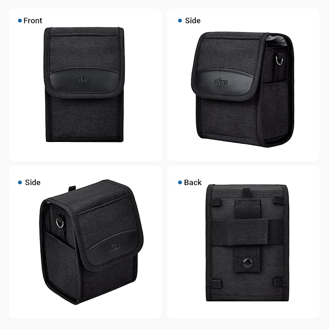 KIWIFOTOS Travel Camera Bag with Strap Camera Carrying Case for Fuji X-E5 X100VI X100V X100F GFX100RF Sony RX1R III A6700 A6600 A6100 CANON G1X Mark III Compact Camera