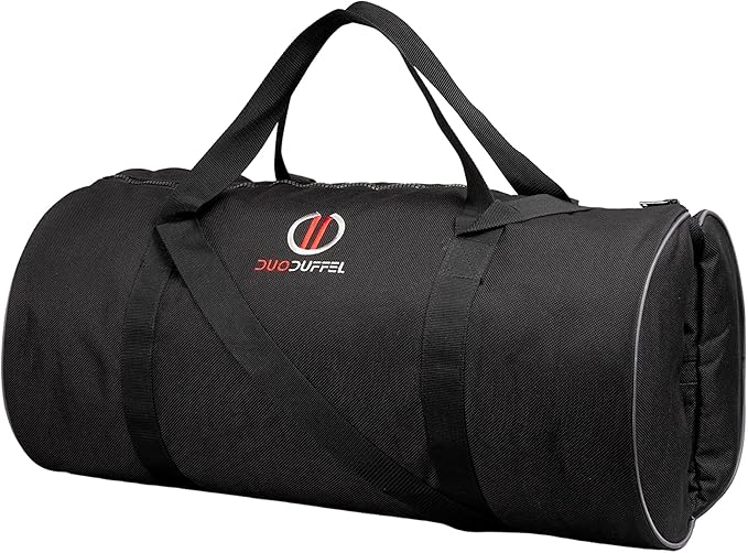 Bag – Convertible 2-in-1 Gym and Travel Bag with Dual Large Pockets, Adjustable Center Gap, Water Repellent Polyester, Perfect for Sports, Fitness, and Weekend Trips (Small Size)