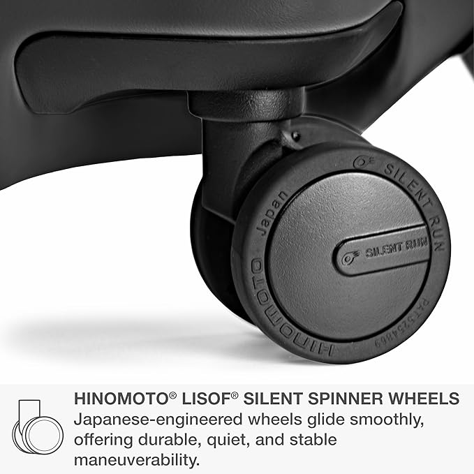 Traveler's Choice Markham Hardside Expandable Luggage with Hinomoto Spinner Wheels, 30-Inch Large, Black