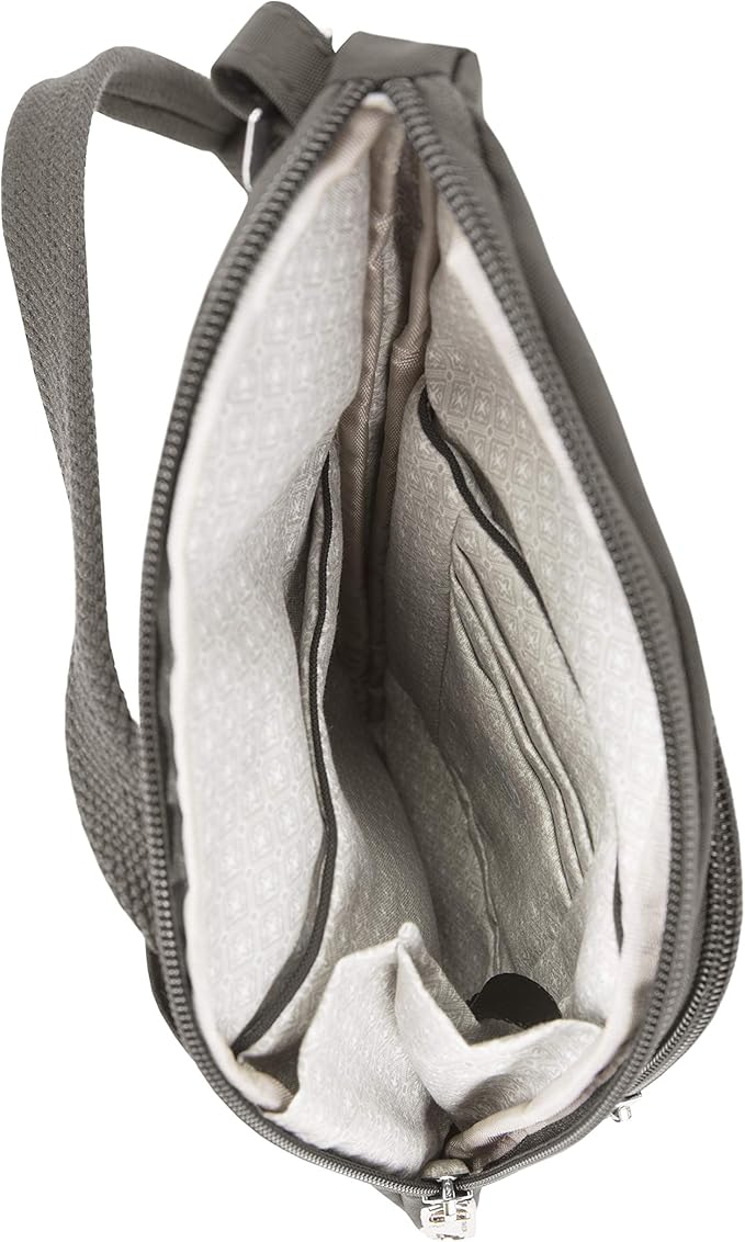 Travelon: Essentials - Anti-Theft - Compact Crossbody Bag - Smoke