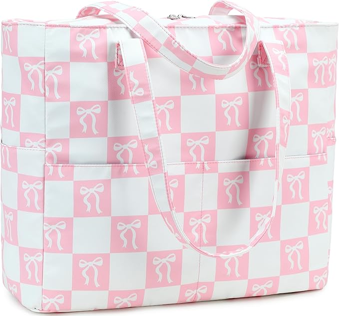 LEDAOU Beach Bag Waterproof Sandproof Women Beach Tote Pool Bag with Zipper for Swim Gym Grocery Travel with Wet Pocket | Sandproof, with Zipper, for Gym, Grocery, Travel, with Wet Pocket