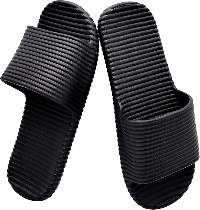 Quick Drying Shower Slippers For Women And Men Lightweight Open-toe EVA Non-Slip Slides Sandals Indoor And Outdoor Slipper For Bathroom,Spa,Pool,Gym,Beach