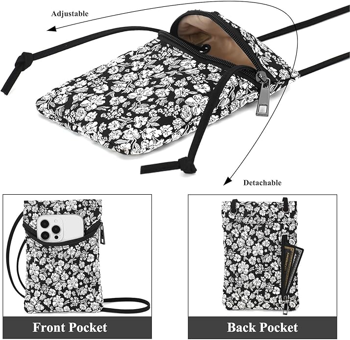 Small Crossbody Women Cell Phone Purse Wallet Bag With Shoulder Strap
