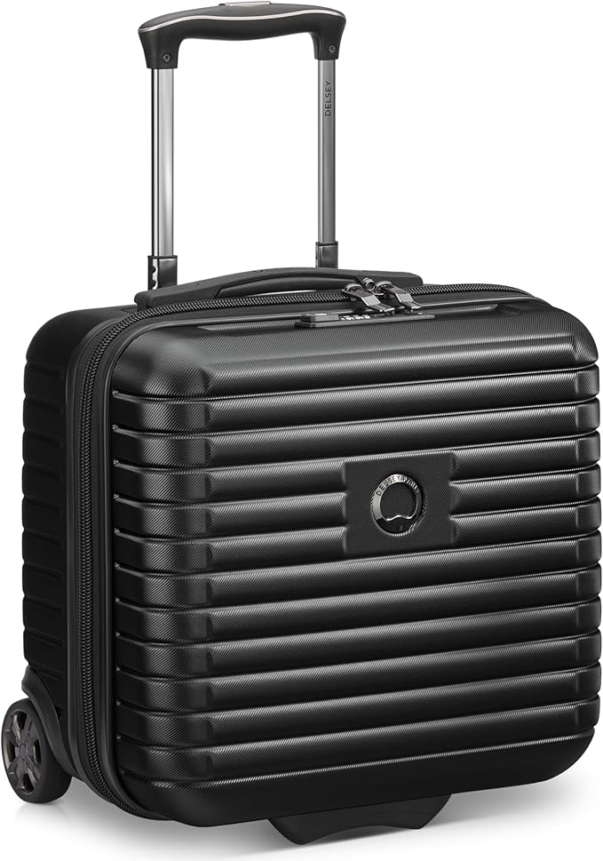 DELSEY PARIS Cruise 3.0 Hardside Underseater Carry On Luggage with 2 Wheels, Black