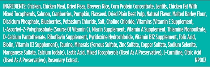Nutrish Indoor Complete Chicken, Lentils & Salmon Recipe Dry Cat Food 14 lb. Bag, Packaging May Vary (Rachael Ray)
