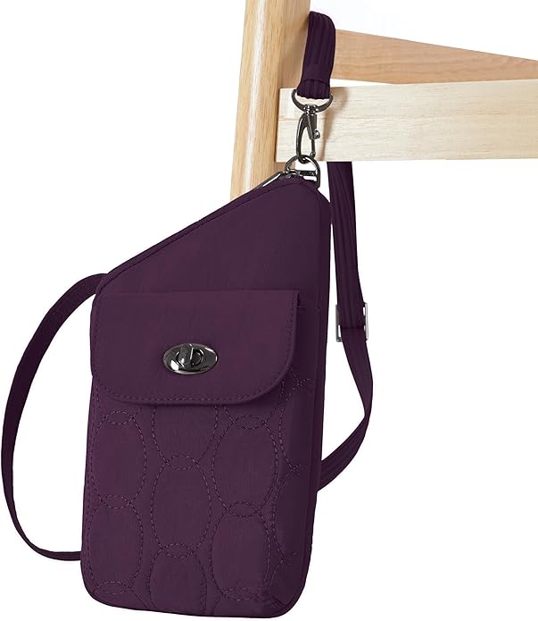Travelon Anti-Theft Runways Slim Assymetric Crossbody