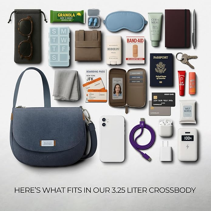 Travelon Anti-Theft Heritage Saddle Crossbody | Anti-Theft
