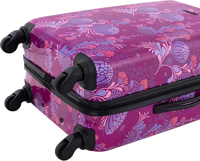 Bella Caronia 3 Piece or 20" Carry-On Set Voguish Luggage Set, Style Flora, 3 Piece Set
