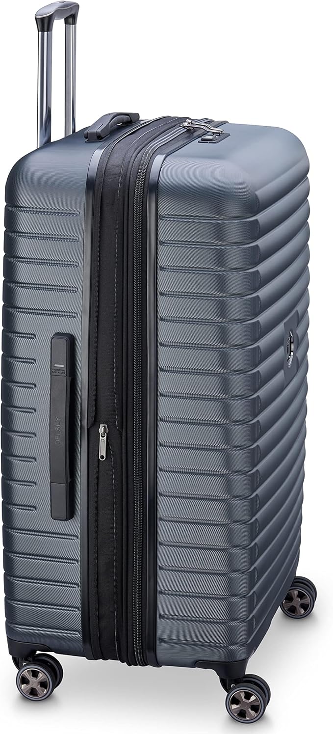 DELSEY PARIS Cruise 3.0 Hardside Expandable Luggage with Spinner Wheels, Graphite, 3 Piece Set (20/24/28)