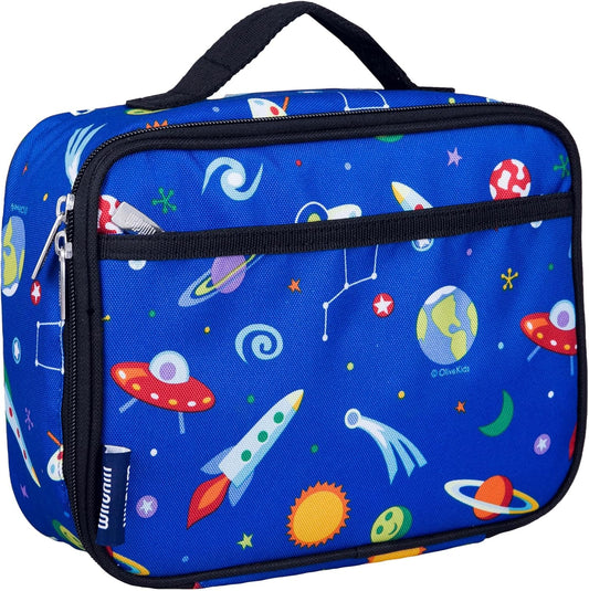 Wildkin Kids Insulated Lunch Box – Durable and Reusable for School & Travel - Out of this World