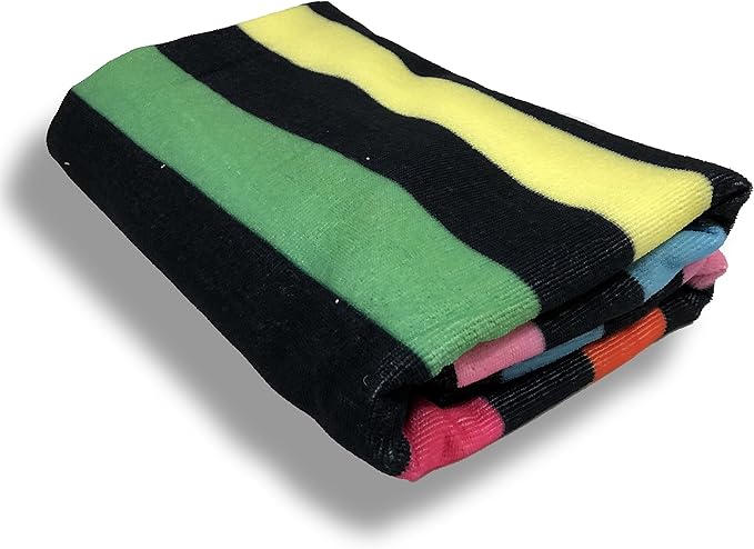 allgala Microfiber Beach Towel | Packable Beach Towel for Family | Quick Dry, Lightweight, Super Absorbent | Perfect for Beach, Pool, and Camping | Oversize 40"x70" - Stripe