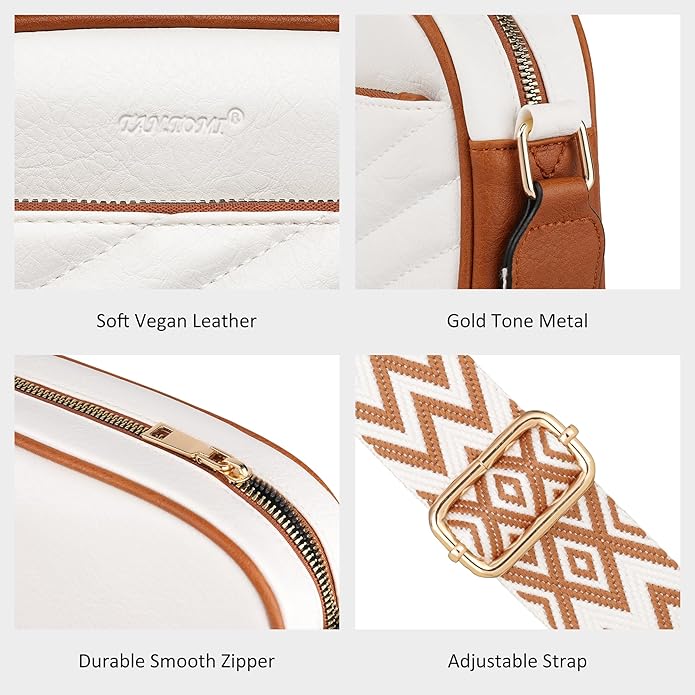 TANTOMI Small Crossbody Bags for Women, Small Purses with Card Slots Phone Purse Wide Adjustable Strap