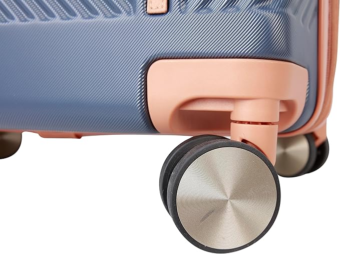 Dockers Spectra Hardside Expandable 8-Wheel Spinner Checked Luggage, 3-Piece Set, India Ink