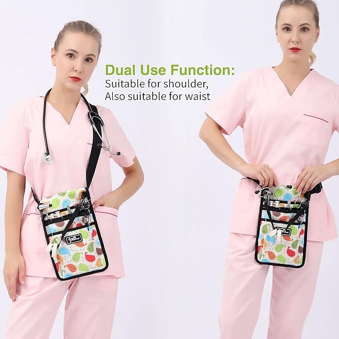 Nurse Fanny Pack for Work,Kit Practical Waist Bag for Nurses,Fanny Pack for Basics,Nurse Utility Belt Organizer Bag (NIAO)