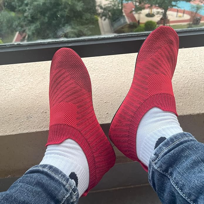 SLEVEL Lightweight Non Slip Travel Indoor Grip House Slipper Socks Unisex Adult Around The House Floor Home Shoes for Women Men
