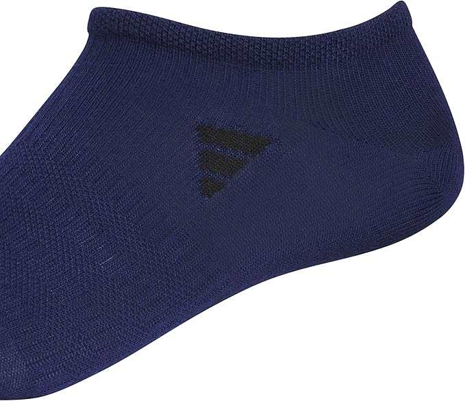 adidas Men's Superlite No Show Socks (6 Pairs) Lightweight & Breathable