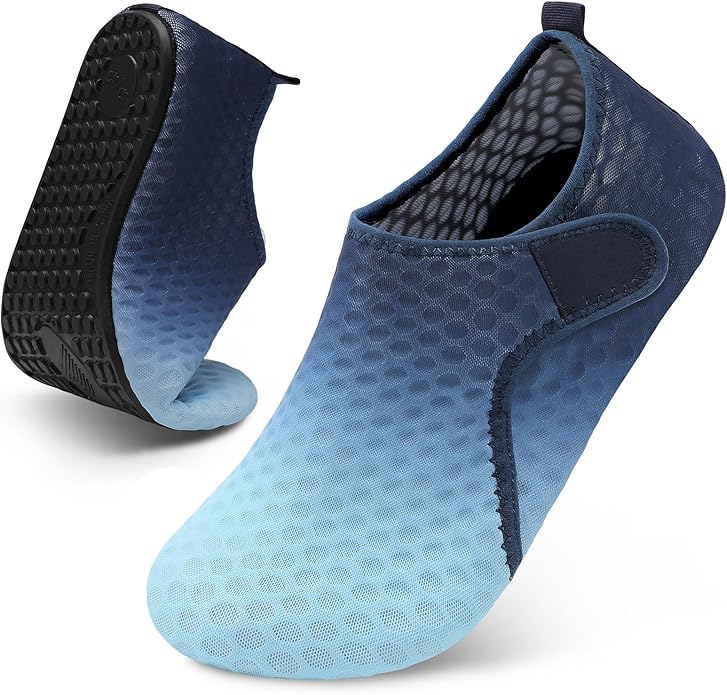 Scurtain Barefoot Water Shoes for Women Men Beach Swim Aqua Socks Summer Quick-Dry Sandals Slippers