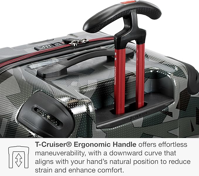 Traveler's Choice Maxporter II Polycarbonate Hardside Trunk with Spinner Wheels, Gray Camo, 30-Inch Trunk
