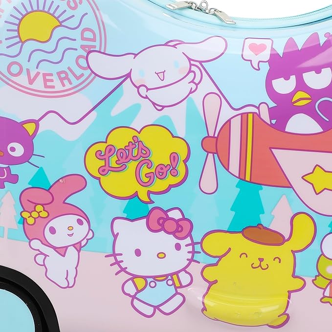 Bioworld Hello Kitty & Friends Ride-On 18" Suitcase For Kids & Toddlers