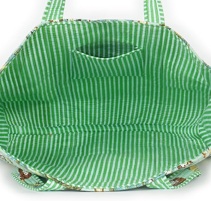 Marubhumi Women Lightweight Travel Bag Purse Cotton Shoulder Tote Bag For Shopping Grocery & Beach Bag