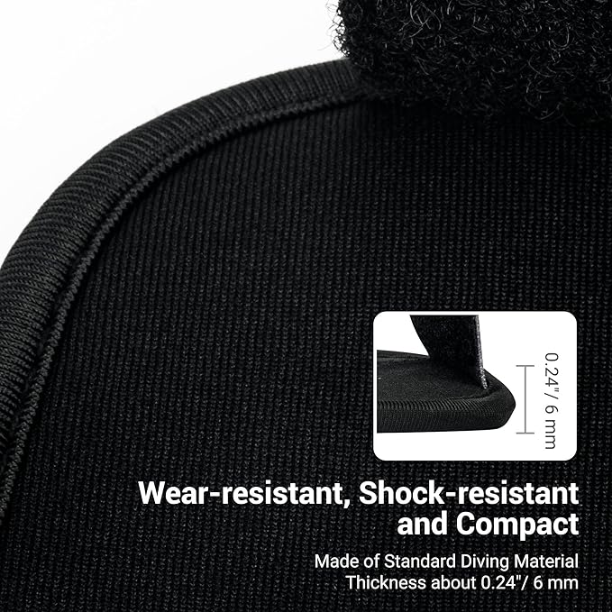 KIWIFOTOS Neoprene DSLR Camera Sleeve Case Compatible with Canon EOS R7 R10 45mm Lens Nikon Z6III Z50II Mirrorless Camera up to 5.1 x 2.9 x 3.9 Wear Resistance