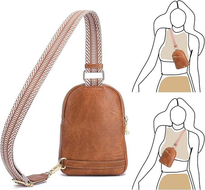 Haytijoe RFID Anti-Theft Sling Bag for Women, Small Crossbody Travel Purse with Locking Zippers, Lightweight Everyday Bag
