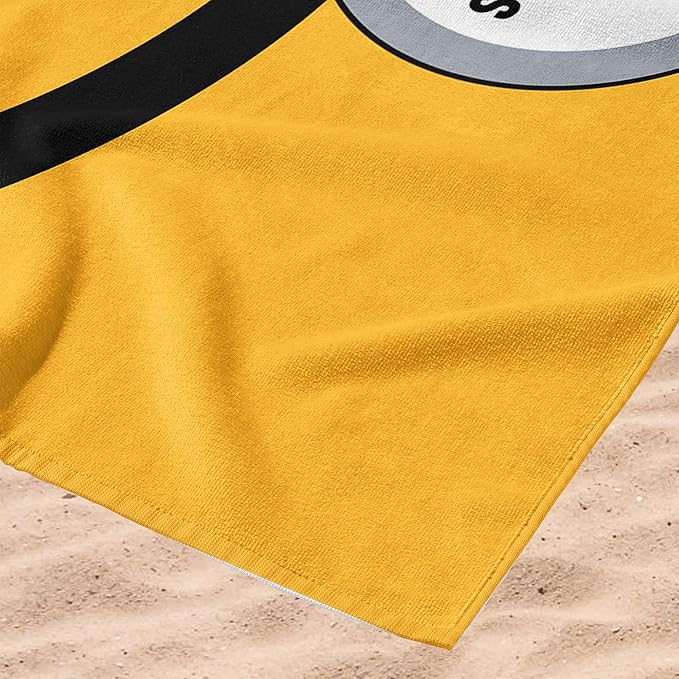 Northwest NFL Oversized Microfiber Beach Towel, 60 x 70 Inches – Quick Dry, Sand Resistant, Lightweight, Highly Absorbent, Shibori Design