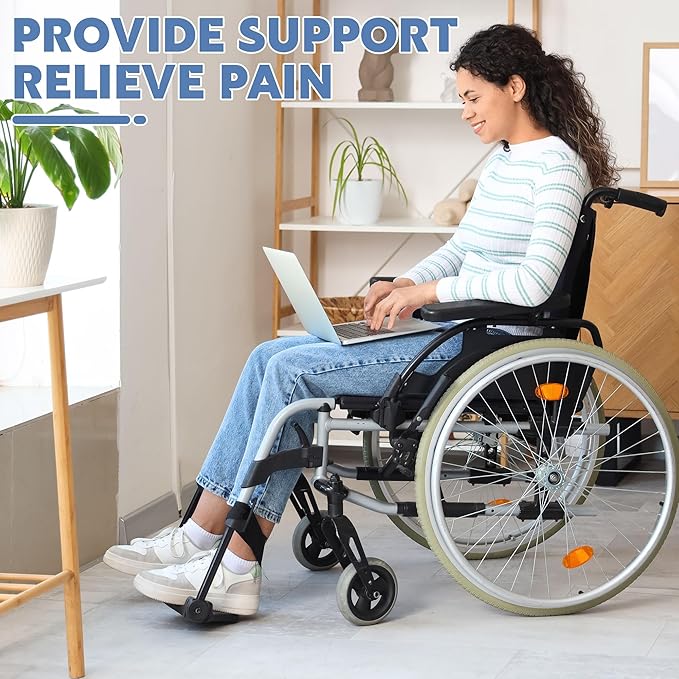 MABOZOO Wheelchair Back Cushion, 18"x17"x2.4" Lumbar Support Pillow for Wheelchair Removable Washable Provide Support Relieve Pain