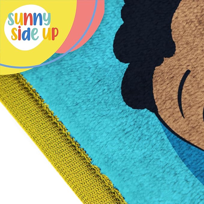 Sunny Side Up CoComelon Plush Travel Throw Blanket - Measures 40 x 50 Inches - Super Soft & Cozy Travel Accessories