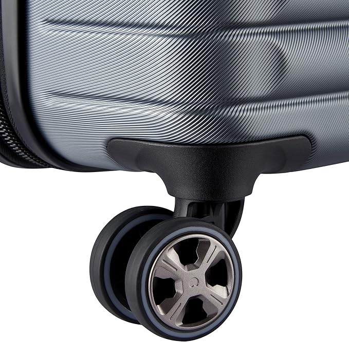 DELSEY PARIS Cruise 3.0 Hardside Expandable Luggage with Spinner Wheels, Graphite, Checked 26 Inch Trunk