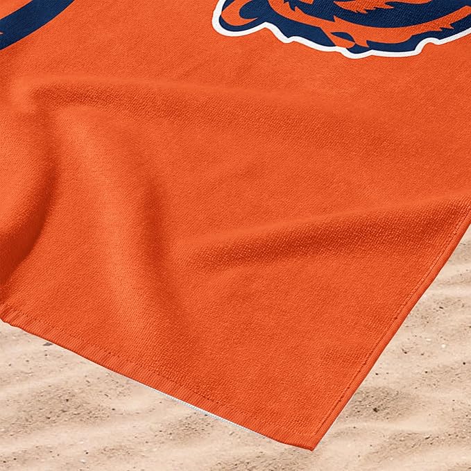 Northwest NFL Oversized Microfiber Beach Towel, 60 x 70 Inches – Quick Dry, Sand Resistant, Lightweight, Highly Absorbent, Shibori Design