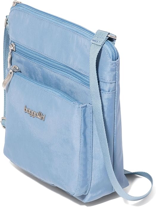 Baggallini Pocket Crossbody Bags for Women 8x8 Small Lightweight Durable Water-resistant Travel Purse W/Rfid