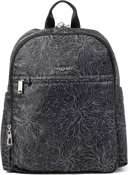 Securtex Anti-Theft Getaway Backpack - 9.4"x13"x5" Travel Safe Bag w/Locking Zippers, Slash-Resistant, RFID