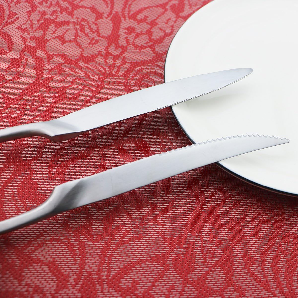 24-Piece Flatware Set,Extra Thick Heavy Duty - 18/10 Stainless Steel Cutlery Sets,High Matte Finish Silverware Flatware Sets Service for 4,Use for Home,Kitchen, Utensil Sets