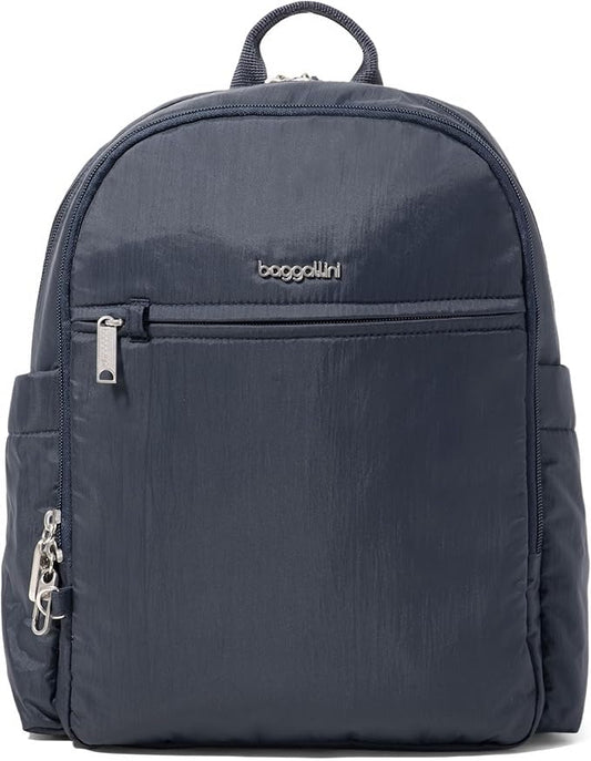 Securtex Anti-Theft Getaway Backpack - 9.4"x13"x5" Travel Safe Bag w/Locking Zippers, Slash-Resistant, RFID
