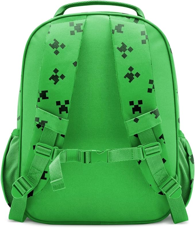 Simple Modern Medium Minecraft Toddler Backpack for School Girls and Boys | Kindergarten Elementary Kids Backpack | Fletcher Collection | Kids - 15" tall | Minecraft Creeper