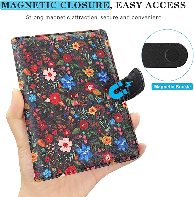 Passport Holder for Trave, RFID Blocking Leather Passport Cover, Combo with Credit Card Slot and Boarding Pass Slot Combo for Women Men