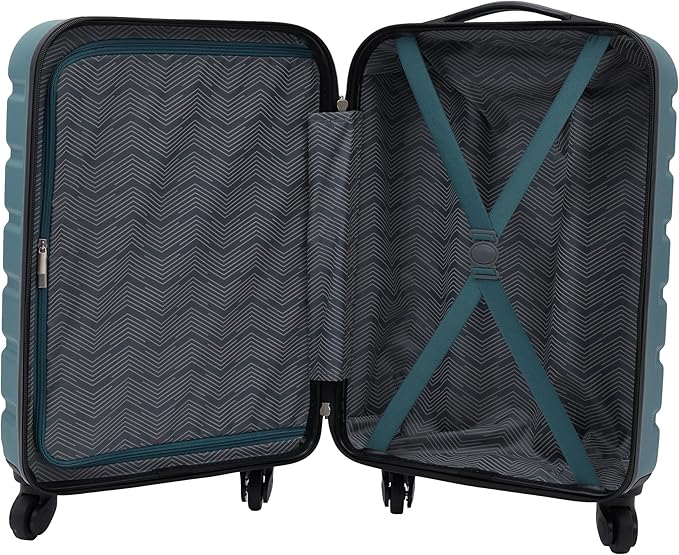 Travelers Club Harper Luggage, Hydro, 22-Inch Carry-On