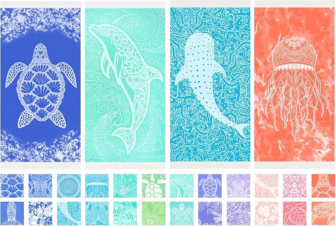 Thin Turkish Beach Towel Lightweight Soft Cotton Extra Large XL Oversized Sand Free Sandproof Absorbent Quick Dry Towels Cloud Bath Pool Travel Compact Essentials Accessories for Adult Gifts