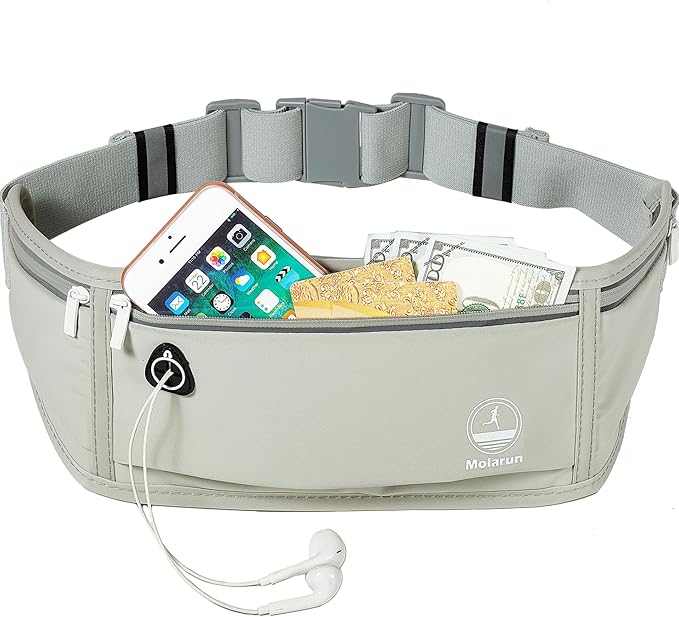 Running Belt Fanny Packs for Women Men Slim Waist Pack Money Belt Phone Holder for Running