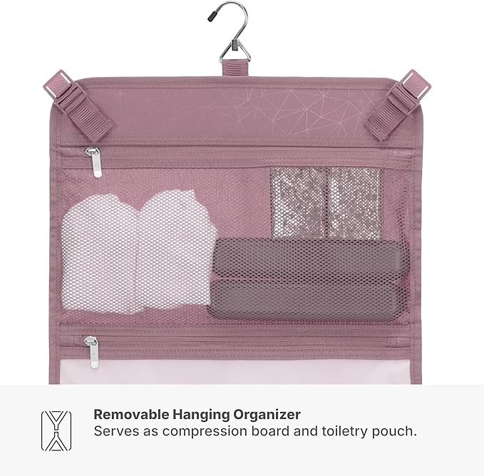 Traveler's Choice Edinburgh II Hardside Spinner Luggage, TSA Lock, Pink, 21" Carry-on