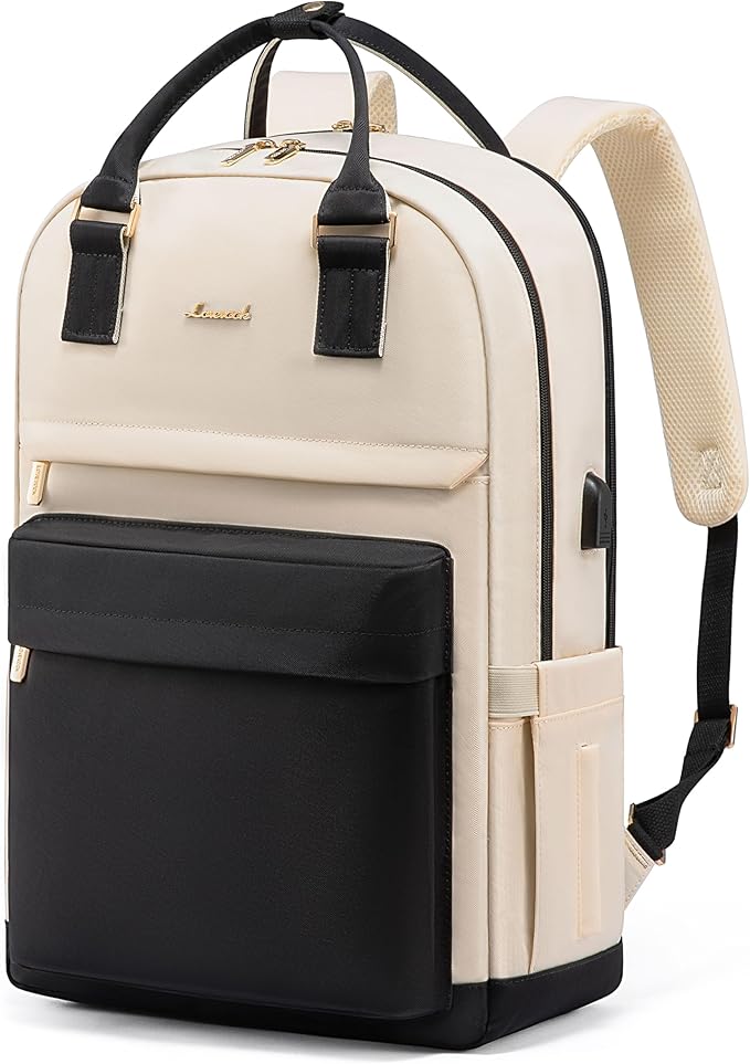 LOVEVOOK Travel Laptop Backpack Women Anti-theft Laptop Bag with USB Port Waterproof Computer Backpack for Nurse College Work