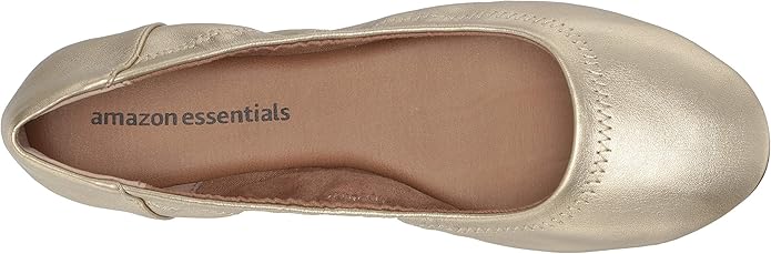 Amazon Essentials Women's Belice Comfortable Slip-On Ballet Flats Shoes