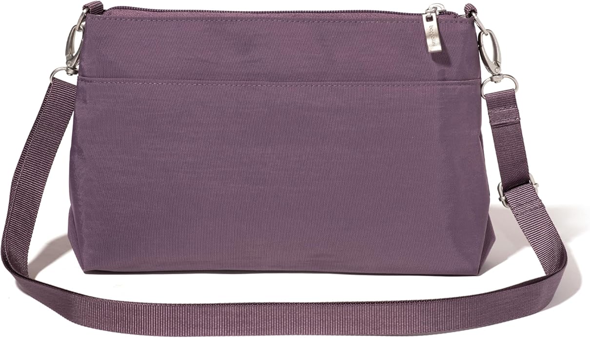 Baggallini Original Everyday 11x7.5 Crossbody Bags Rfid Protected Lightweight Nylon Zippered Travel Purse