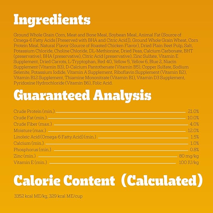 Pedigree Adult Dry Dog Food, Complete Nutrition, Roasted Chicken & Vegetable Flavor, 18 lb. Bag